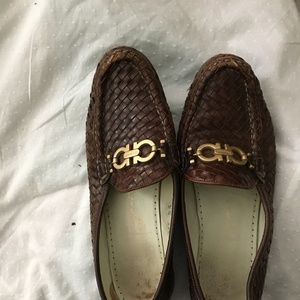 Salvatore Ferragamo Leather Loafer Flat Comfort